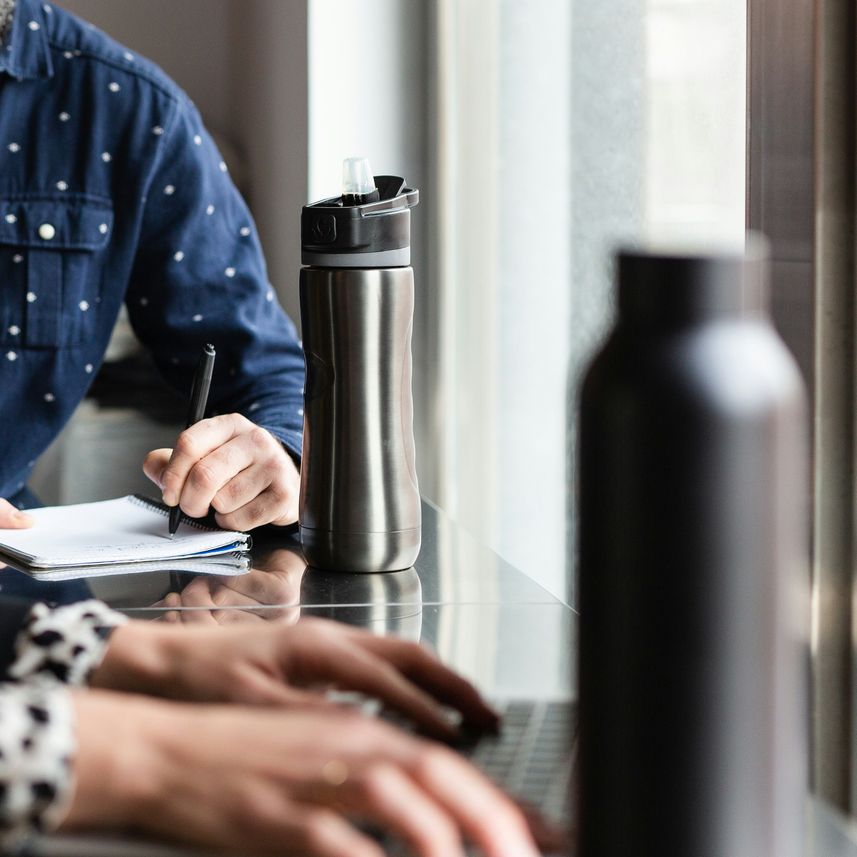 Business professionals in meeting